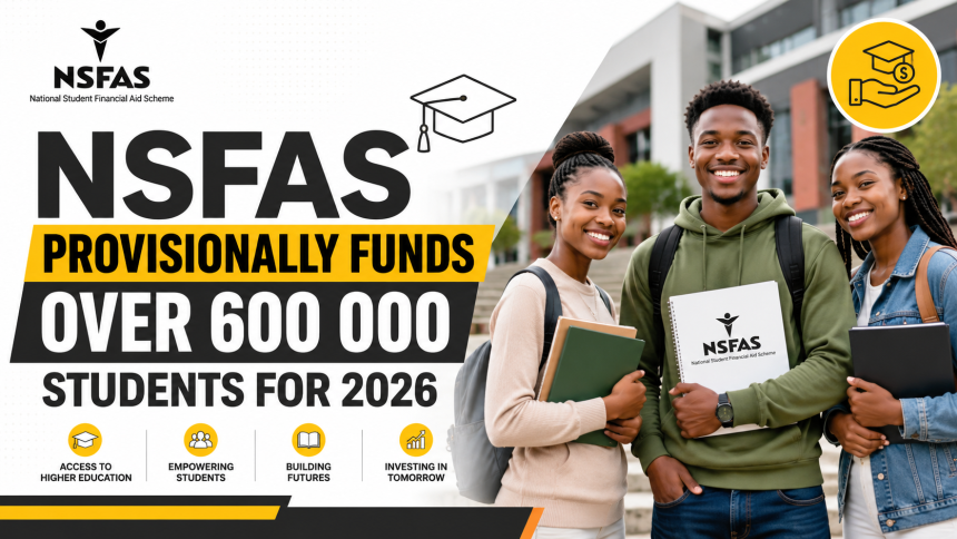 NSFAS Provisionally Funds Over 600 000 Students For 2026