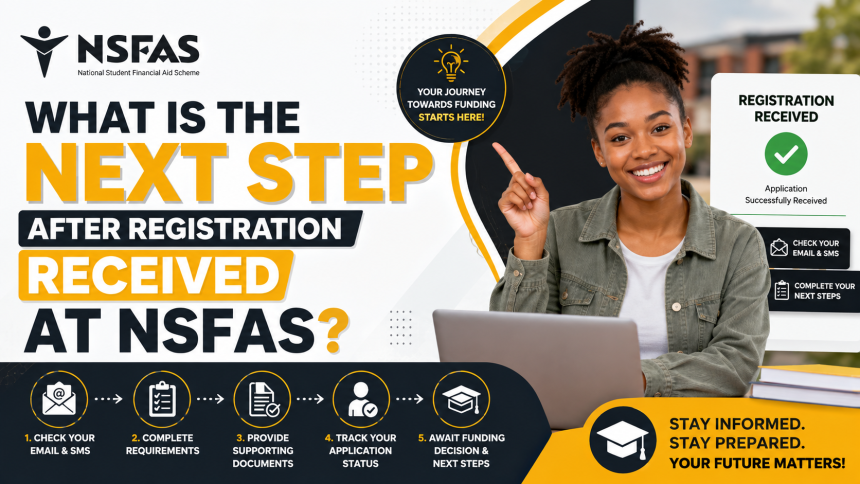 What is the Next Step After Registration Received at NSFAS