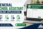 General School Assistant Online Application
