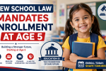 New School Law Mandates Enrollment at Age 5