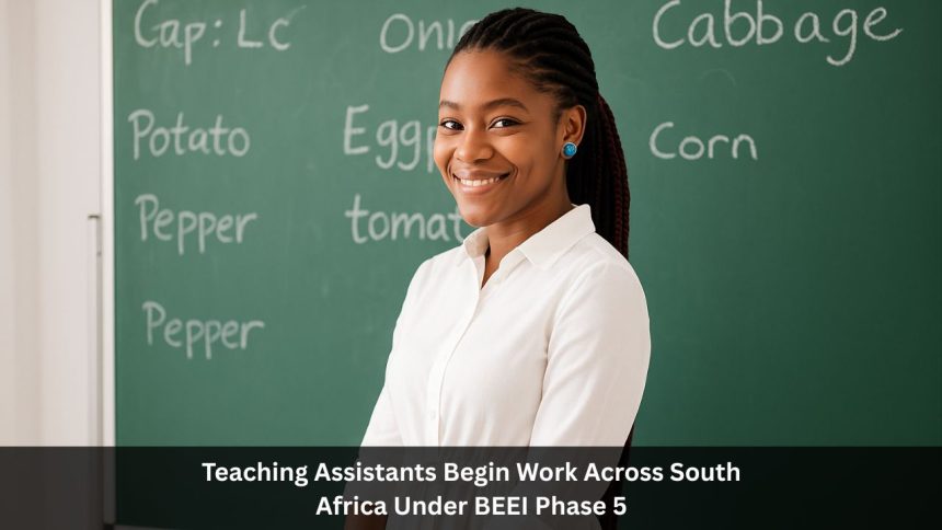 Teaching Assistants Begin Work Across South Africa Under BEEI Phase 5