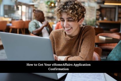 eHomeAffairs Application Confirmation