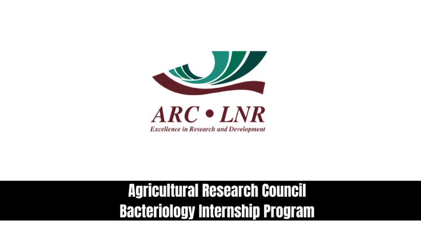 Agricultural Research Council Bacteriology Internship