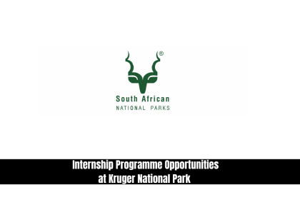 Internship Programme Opportunities at Kruger National Park
