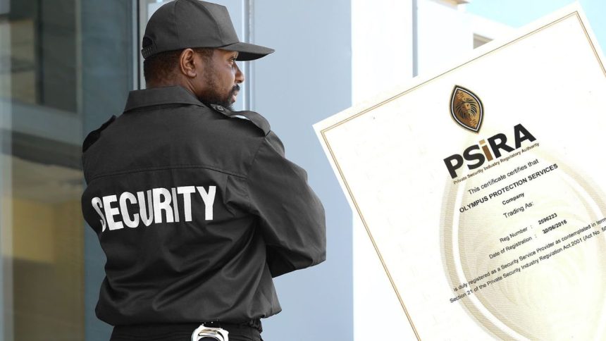 PSIRA Security Certificate