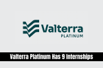 Valterra Platinum Has 9 Internships