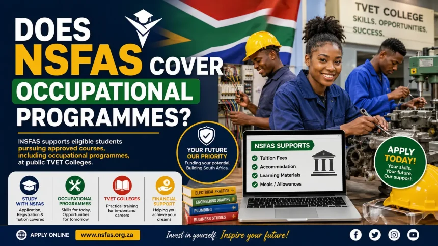 Does NSFAS Cover Occupational Programmes
