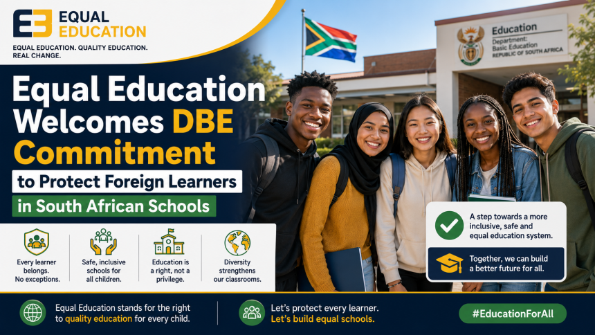 Equal Education Welcomes DBE Commitment