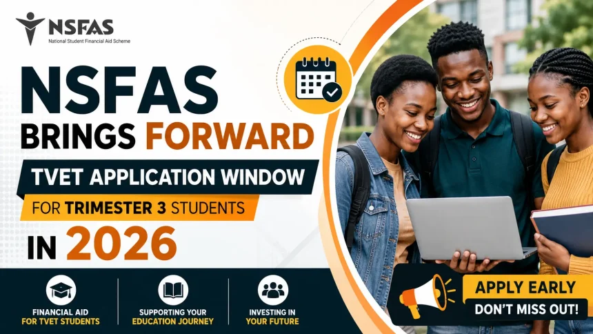 NSFAS Brings Forward TVET Application Window