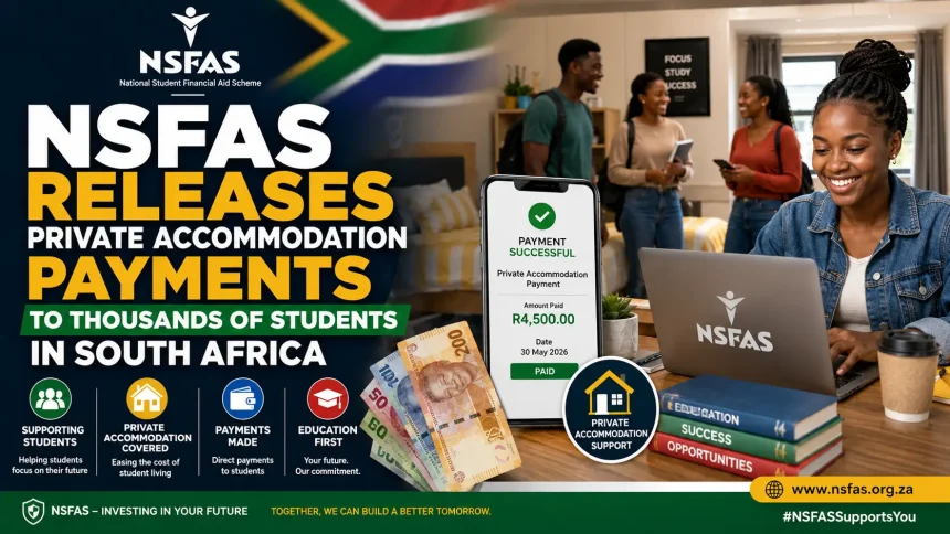NSFAS Releases Private Accommodation