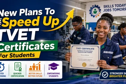 New Plans To Speed Up TVET Certificates For Students
