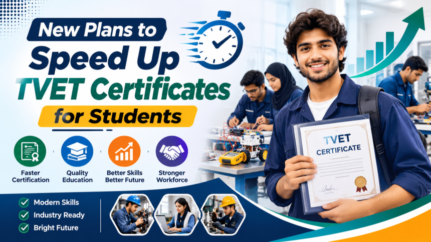 New Plans to Speed Up TVET Certificates for Students