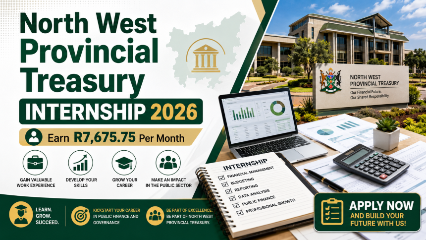 North West Provincial Treasury Internship 2026