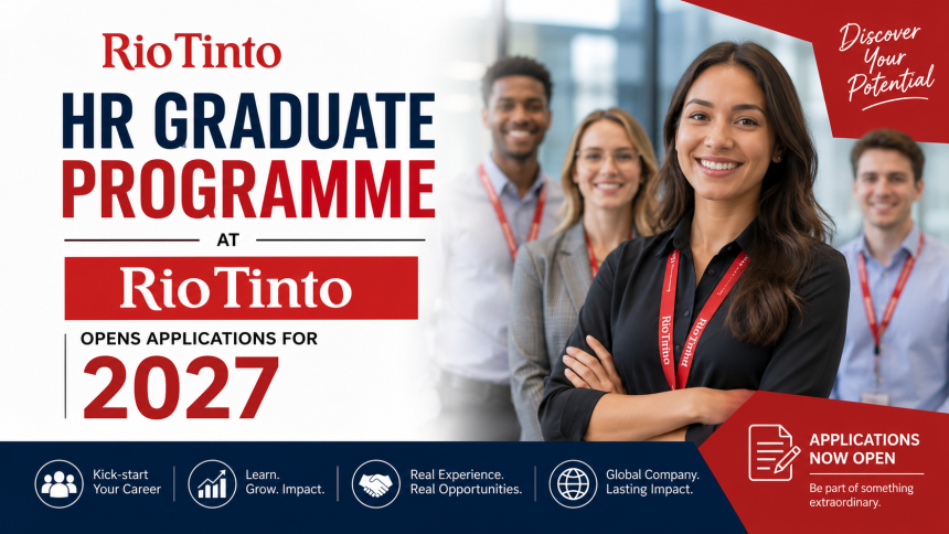 Rio Tinto Opens Applications