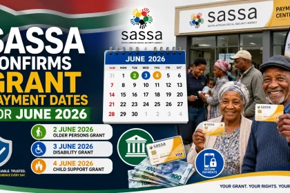 SASSA Confirms Grant Payment Dates for June 2026
