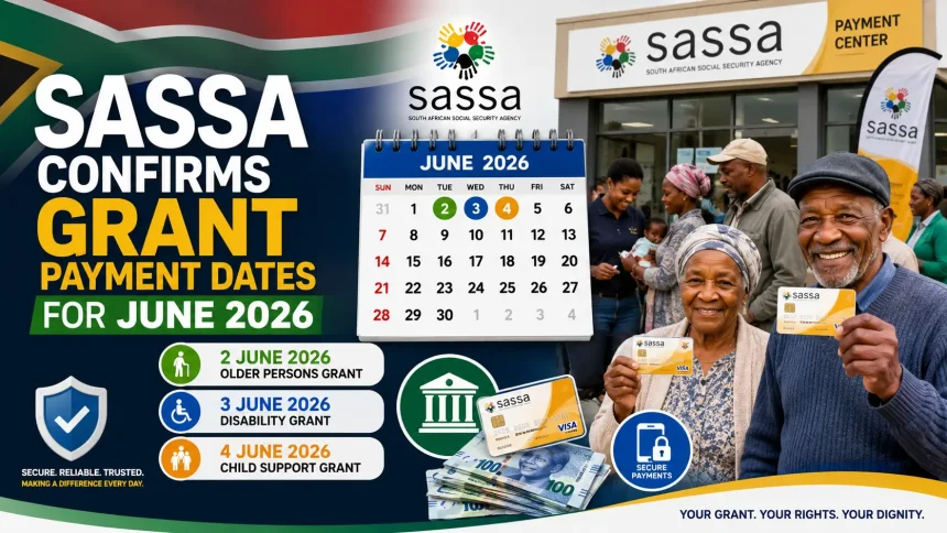 SASSA Confirms Grant Payment Dates for June 2026
