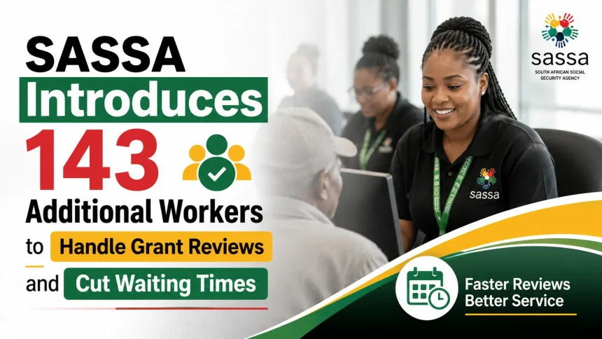 SASSA Introduces 143 Additional Workers