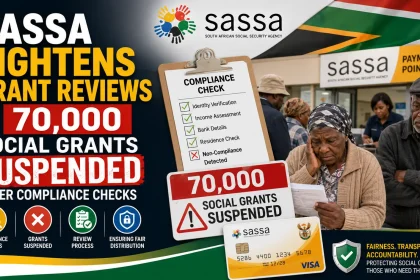 SASSA Tightens Grant Reviews as 70,000