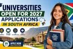 Universities Open for 2027 Applications