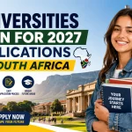 Universities Open for 2027 Applications