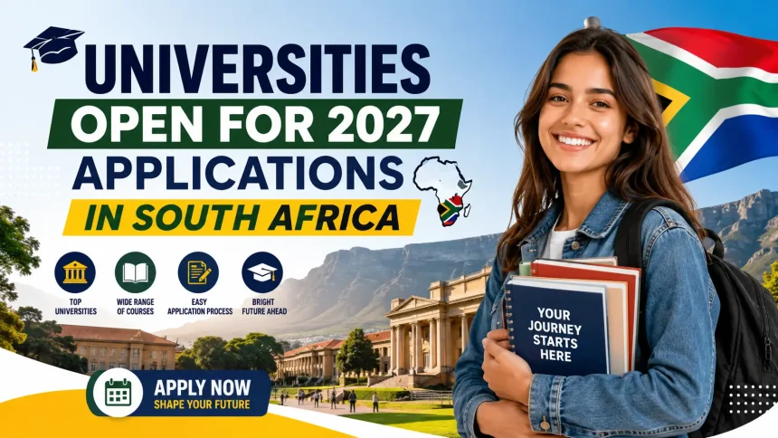 Universities Open for 2027 Applications