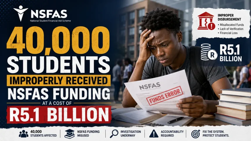 40,000 Students Improperly Received NSFAS Funding