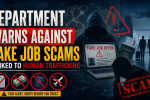 Department Warns Against Fake Job Scams