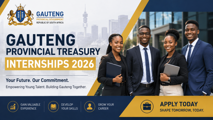 Gauteng Provincial Treasury Internships 2026