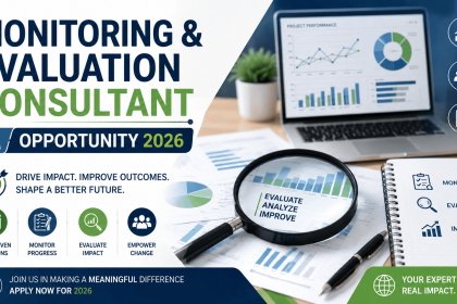 Monitoring & Evaluation Consultant Opportunity 2026