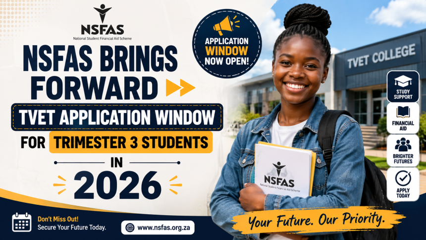 NSFAS Brings Forward TVET Application