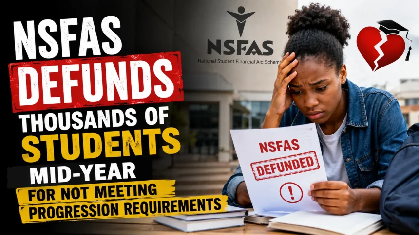 NSFAS Defunds Thousands of Students Mid-Year for Not Meeting Progression Requirements