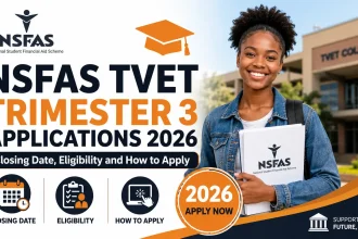 NSFAS TVET Trimester 3 Applications 2026