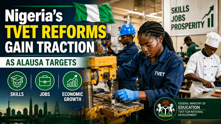 Nigeria’s TVET Reforms Gain Traction as Alausa Targets Skills