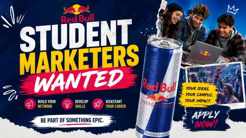 Red Bull Student Marketers Wanted