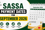 SASSA Payment Dates for September 2026