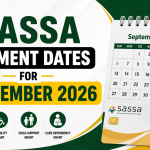 SASSA Payment Dates for September 2026