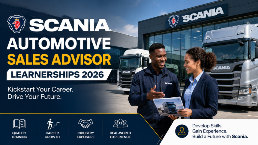 Scania Automotive Sales Advisor Learnerships