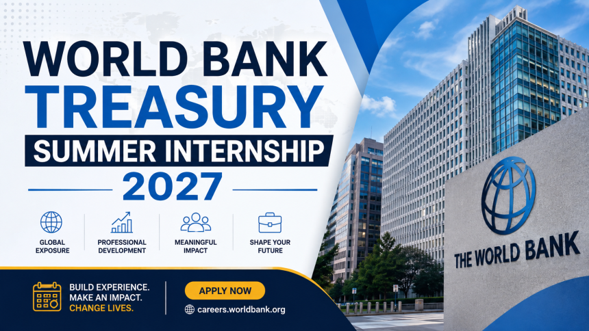World Bank Treasury Summer Internship 2027