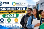 CSIR MICT SETA Internship Programme 2026