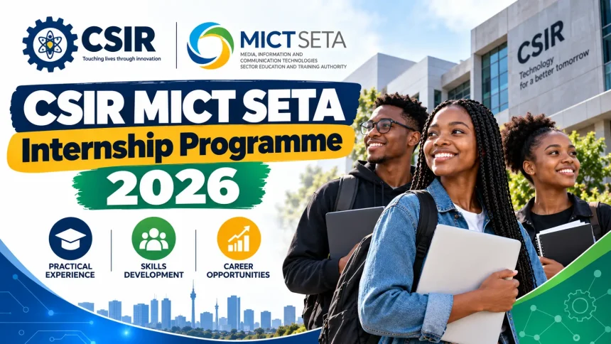 CSIR MICT SETA Internship Programme 2026