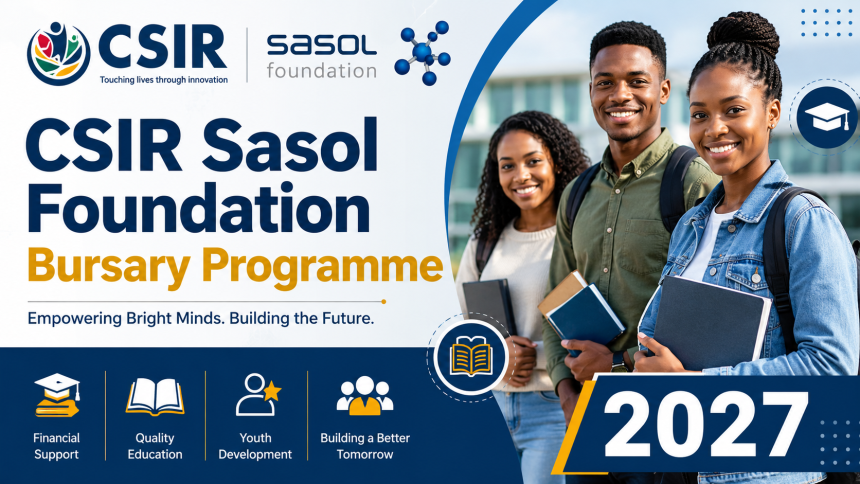 CSIR Sasol Foundation Bursary Programme 2027