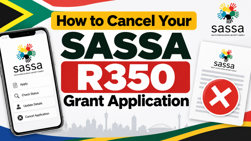 Cancel Your SASSA R350 Grant Application