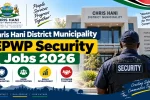 Chris Hani District Municipality EPWP Security Jobs 2026