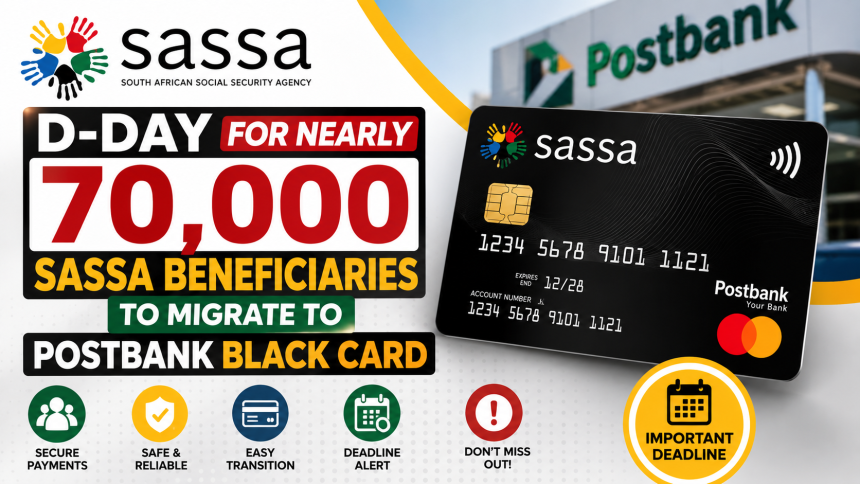 D-Day for Nearly 70,000 SASSA Beneficiaries to Migrate