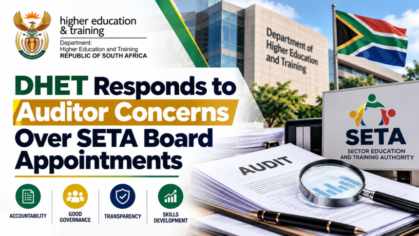 DHET Responds to Auditor Concerns