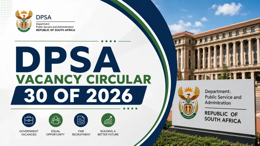 DPSA Vacancy Circular 30
