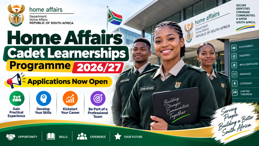 Home Affairs Cadet Learnerships