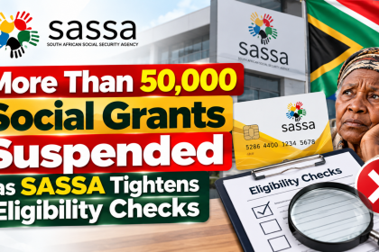 More Than 50,000 Social Grants Suspended as SASSA Tightens Eligibility Checks
