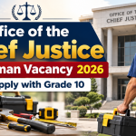 Office of the Chief Justice Handyman Vacancy 2026