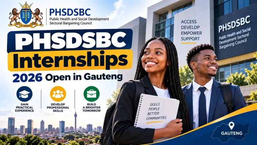 PHSDSBC Internships 2026 Open in Gauteng